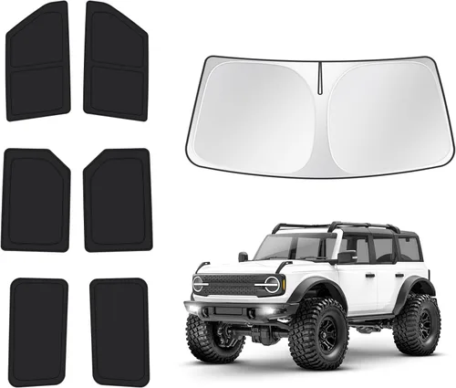 Miniatura 77 de T TGBROS Parasol para parabrisas para Honda Civic 2022-2025 2026, parasol grueso con bloqueo UV y opaca, para privacidad, plegables, 8 accesorios