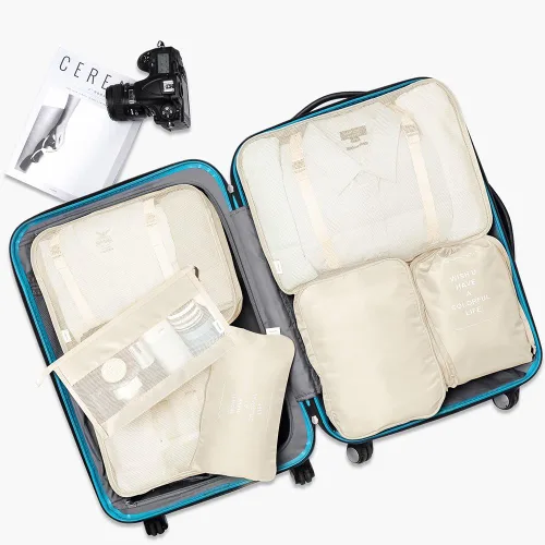Miniatura 2 de Cubos de embalaje, organizadores de equipaje de viaje con bolsa de aseo
