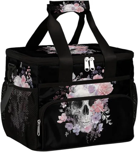 Miniatura 32 de Pardick Bolsa térmica suave con aislamiento de leopardo de galaxia para hombres y mujeres, lonchera grande a prueba de fugas, enfriador de playa