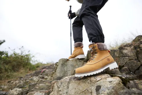 Miniatura 7 de COTTIMO Botas de invierno antideslizante con forro de piel para mujer