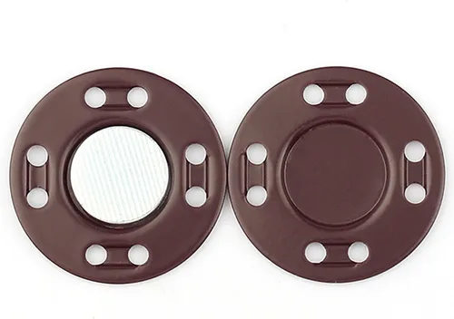 Miniatura 19 de Juego de 6 botones magnéticos, suministros de costura, hebilla magnética de metal, 3 pares de botones invisibles a presión para ropa, abrigo, Verde