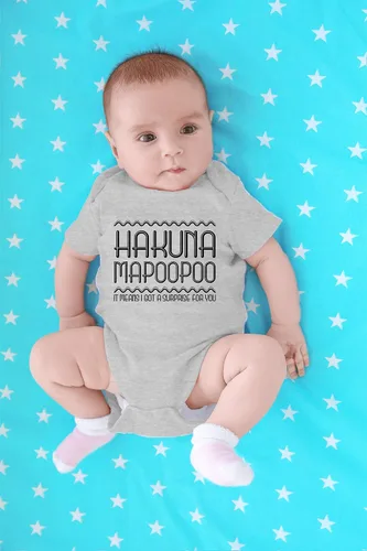 Miniatura 4 de CBTwear Hakuna Mapoopoo - Ropa de bebé - Divertidos trajes para recién nacidos para niños y niñas