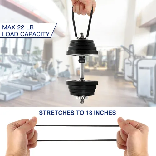 Miniatura 3 de Bolas elásticas de 9 pulgadas, 50 unidades de lona con bolas resistentes para camping, refugio, carga, cables de sujeción, postes de tienda