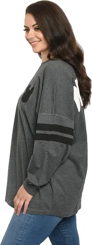 Miniatura 5 de Disney Jersey de manga larga de Mickey Minnie Mouse de gran tamaño para mujer