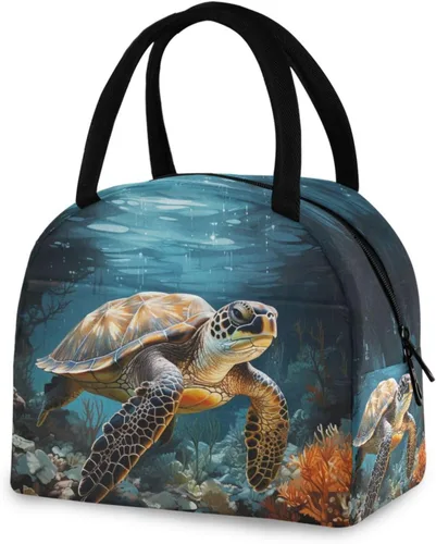 Miniatura 21 de Bolsa de almuerzo Axolotl para mujeres, hombres y niños, lonchera aislada reutilizable para oficina, trabajo, escuela, picnic, caminata Reusable