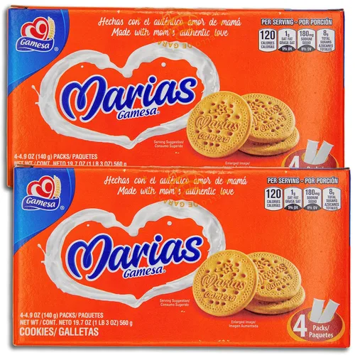 Miniatura 8 de Paquete económico de 2 – Maria Galletas, paquete total de 39.4 onzas – Incluye 2 cajas de 19.7 onzas cada una – Galletas mexicanas María – Viene