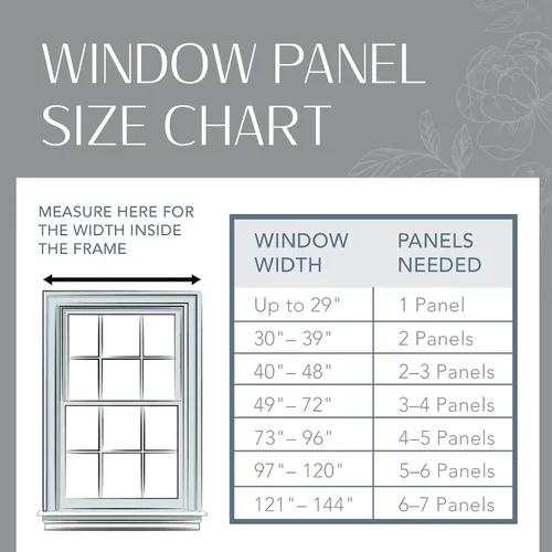 Miniatura 6 de Elrene Home Fashions Aurora - Cortina opaca transparente para niños, (lavanda), (52 x 63)