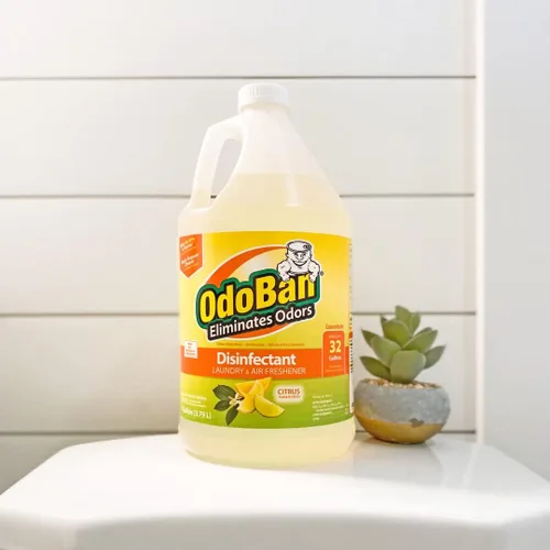 Miniatura 11 de OdoBan Desinfectante y eliminador de olores listo para usar, fabricado en los Estados Unidos, aroma cítrico, juego de 2, spray de 32 onzas