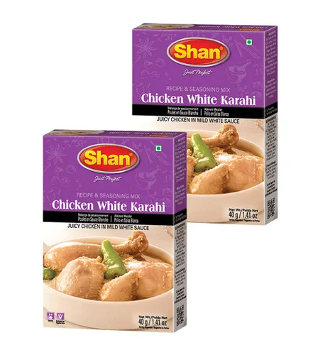 Miniatura 101 de Shan Korma Recipe and Seasoning Mix 1.76 oz (50g) - Spice Powder for Traditional Meat in Yogurt Sauce - Suitable for Vegetarians - Airtight Bag in a