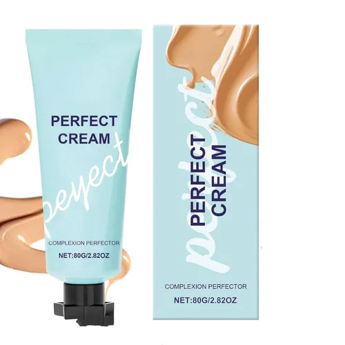 Supreme CC - Crema corrector impermeable, perfeccionador de tez en crema, corrector hidratante de cobertura completa, base de crema CC de larga
