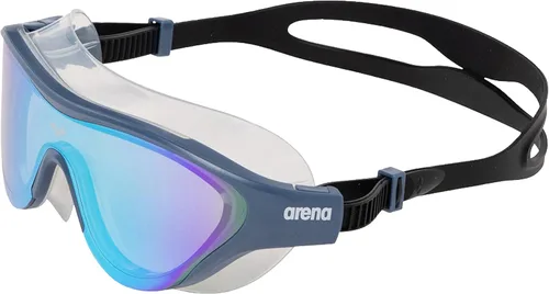 ARENA Gafas de natación unisex para adultos, gafas de natación para hombres y mujeres, de gran ajuste, espejo de policarbonato/lente sin espejo