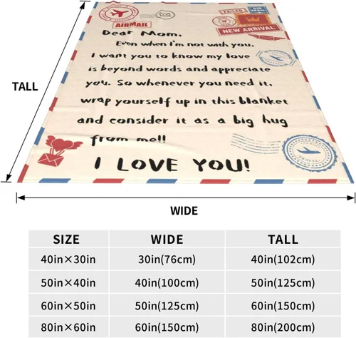 Miniatura 4 de Regalos de cumpleaños para mamá de hija hijo, manta para el día de la madre para mujeres, mamá, abuela, Mimi Gigi, mantas para Navidad, Acción