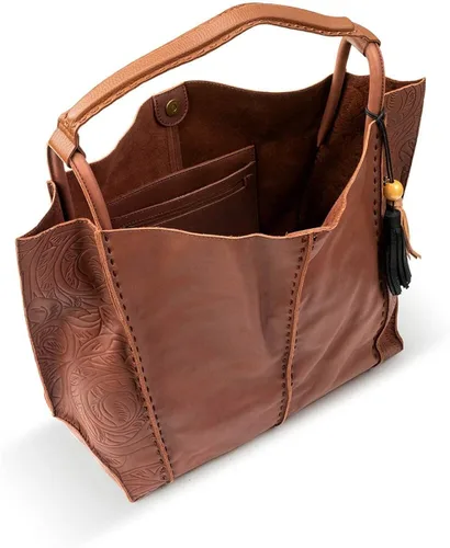 Miniatura 3 de The Sak Los Feliz Large Tote Bag in Leather Roomy Unlined Purse with Single Shoulder Strap