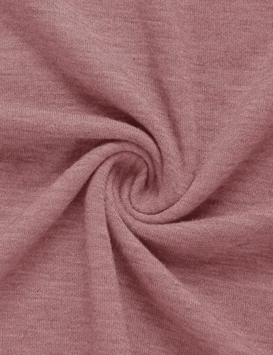 Miniatura 5 de MIROL Camisetas de media manga para mujer, cuello en V, de gran tamaño, sueltas, casuales, básicas, de color liso