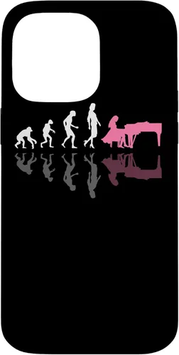 Miniatura 20 de iPhone 13 Pro Evolution of Women Piano Músico Retro Vintage Pianist Case