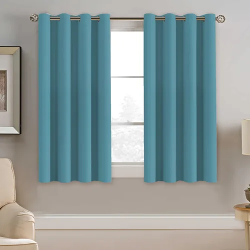 Miniatura 169 de H.VERSAILTEX - Cortinas blackout con aislamiento térmico y ojales en la parte superior, para patios, puertas correderas y división de habitaciones