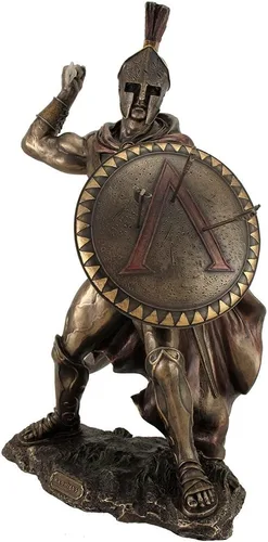 Miniatura 2 de Unicorn Studios WU76534B4 Rey Leónidas Guerrero griego de Esparta - Bronce