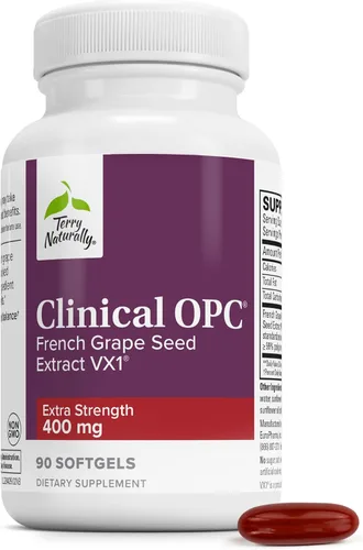 Miniatura 8 de Terry Naturally Clinical OPC Extra Strength - Apoyo a la salud cardiovascular y la concentración - Suplemento con extracto de semilla de uva