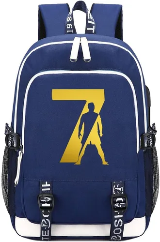 Miniatura 26 de Soccer Player 7 Mochila deportiva multifunción para viajes, portátil, para fanáticos del fútbol, para hombres y mujeres, negro - 2, Tamaño único