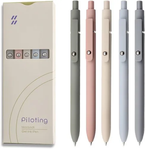 Miniatura 11 de 4 bolígrafos de gel, lindos bolígrafos de tinta de punta fina, escritura suave, secado rápido, bolígrafo negro para llevar diario y tomar notas