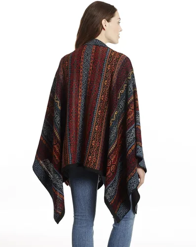 Miniatura 3 de Invisible World Womens Ruana Alpaca Wool Poncho Winter Cape Fall