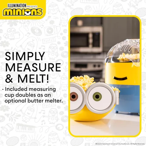 Miniatura 3 de Uncanny Brands Minions - Máquina para hacer palomitas de maíz - Electrodoméstico de cocina