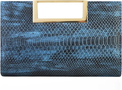 Miniatura 9 de Gets Bolso de mano para mujer, de piel sintética, bolso de noche para formal, boda, fiesta, bolso cruzado pequeño con cadena