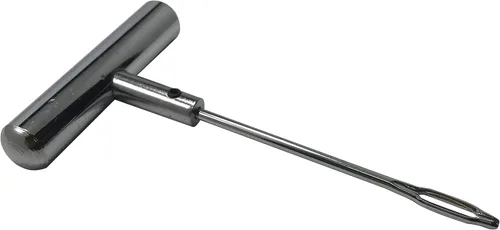 Miniatura 6 de Herramienta de reparación de tapón de neumático con mango en T de aluminio - Aguja de sonda espiral de acero reemplazable