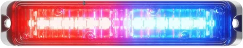 Miniatura 9 de Abrams SAE Clase-1 Flex 12 [Azul/Azul] 36W - 12 LED Luz de rejilla LED para vehículos policiales y de emergencia médica, luz estroboscópica