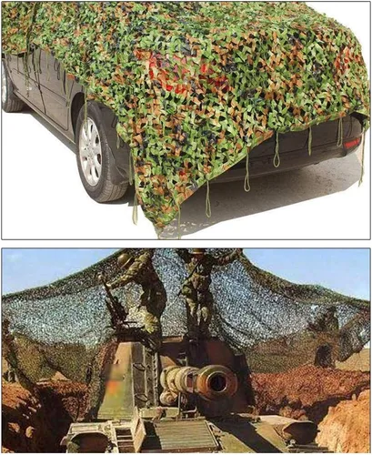 Miniatura 4 de Protección del bosque con cobertura de protección ecológica, red de camuflaje militar, campamento tiro, caza y selva, protección solar
