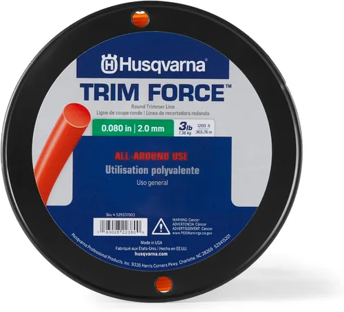 Miniatura 2 de Husqvarna Trimforce - Línea de recortadora de hilo en espiral de 0.080 pulgadas, 208 pies, línea de uso completo (0.5 libras)