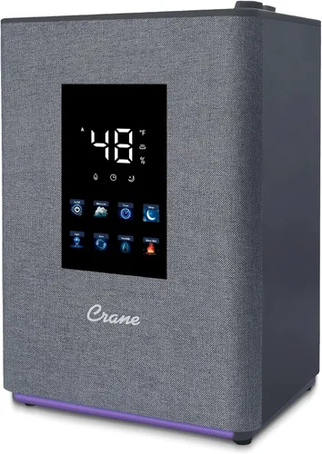 Miniatura 11 de Crane Humidificador de niebla fría de 0.5 galones de llenado superior y difusor de aceite esencial, silencioso, tiempo de funcionamiento de 15