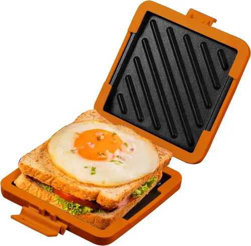 Miniatura 9 de MKYSAIL Tostador, Tostador de Microondas, Fabricante de Sándwiches, Fabricante de Panini, Apto para Lavavajillas, SIN Electricidad, Inalámbrico