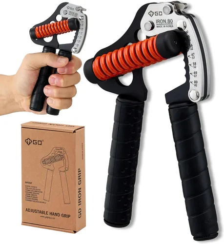 GD IRON GRIP Entrenador de Fuerza de Agarre Fortalecedor de Manos Ajustable Fortalecedor de Agarre de Manos Ejercitador de Agarre de Manos