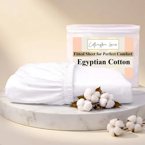 Miniatura 12 de Cottington Lane Sábana bajera ajustable de 1 pieza tamaño King solamente, algodón egipcio de calidad hotelera premium, sábanas inferiores con Gris