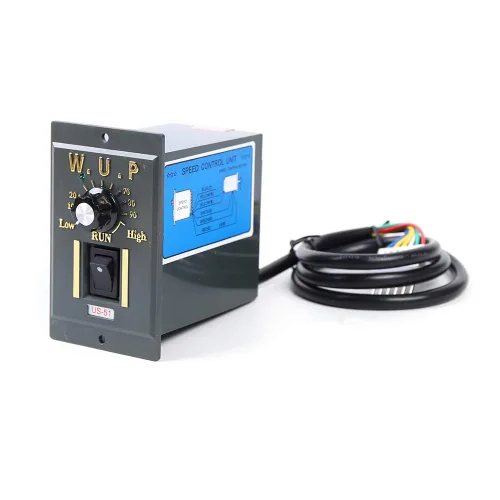 Miniatura 6 de 15W 10K AC110V 125 RPM Motor reductor de engranajes variable ajustable con controlador de velocidad para la industria