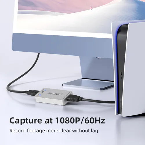 Miniatura 2 de Tarjeta de captura de video HDMI 1080P60, dispositivo de captura de video HDMI USB 3.0, Full HD para grabación de juegos, transmisión en vivo