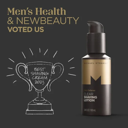 Miniatura 2 de Loción de afeitado transparente de Michael Strahan Cuidado de la piel para hombres para piel seca y sensible Gel de afeitado hidratante 3.4