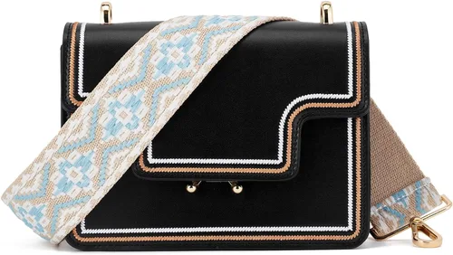 Miniatura 326 de ZOOEASS - Correa de repuesto para cartera, para colgar en el hombro o para cruzar, ancha y ajustable, de lona