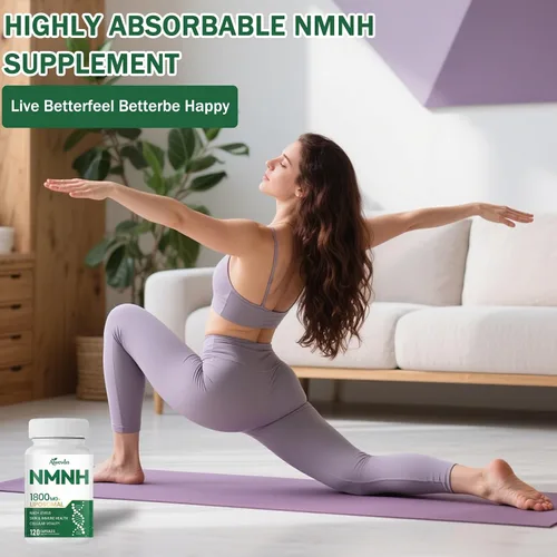 Miniatura 7 de NMNH 1800mg Suplemento liposomal NAD+, alternativa NMNH NMN con ribósido de nicotinamida y resveratrol, refuerzo NAD para energía celular, apoyo