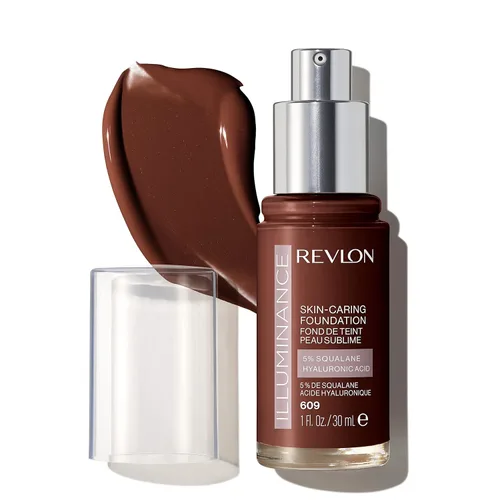 Miniatura 36 de Revlon Illuminance - Base líquida para el cuidado de la piel, ácido hialurónico, fórmula hidratante y nutritiva con cobertura media, bronceado claro