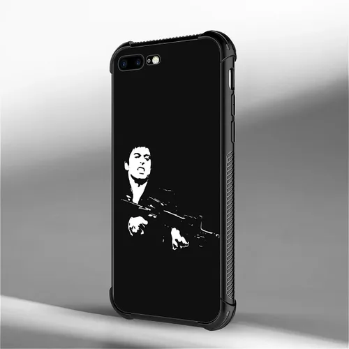 Miniatura 3 de Compatible con funda para iPhone 6 Plus/6s Plus,Bite Your Teeth Diseño de patrón asombroso, funda trasera dura de PC anti-arañazos y a prueba