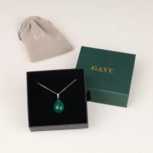Miniatura 7 de GAVU Collar de cristal curativo de lágrima Piedra