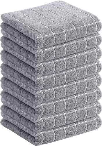 Miniatura 50 de Homaxy Paños de cocina 100% algodón de felpa, toallas de cocina ultra suaves y absorbentes para la cocina, adecuadas para secar y lavar platos