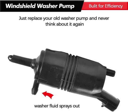 Miniatura 3 de Bomba de limpiaparabrisas delantero con ojal de repuesto para Chevy GMC Buick Pontiac Isuzu Reemplaza # 385-232316A, 22127652, 22127653, 89025062