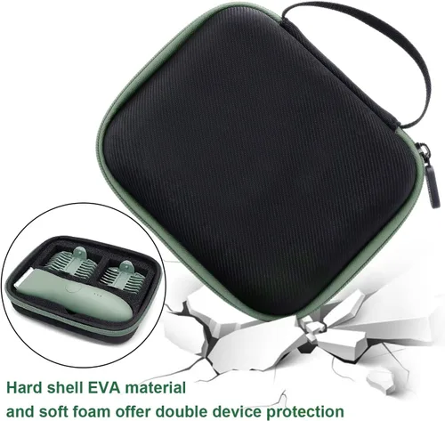 Miniatura 4 de Funda para afeitadora Meridian, bolsas duras Yewltvep compatibles con Meridian Trimmer, estuche de almacenamiento para afeitadora Meridian Grooming
