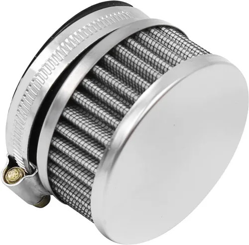 Miniatura 7 de Filtro de admisión de aire de acero inoxidable de 48 mm a 52 mm con abrazadera, se ajusta para motocicleta, scooter (1)