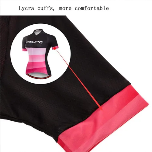Miniatura 7 de Maillot de ciclismo para mujer, camiseta de manga corta para bicicleta de montaña