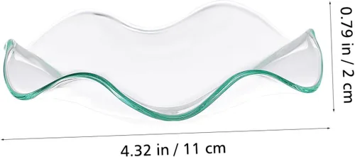Miniatura 2 de Cabilock Calentador de cera de repuesto, calentador de aceite, plato en forma de flor, forros de cera derretida, bandeja de aceite para lámpara