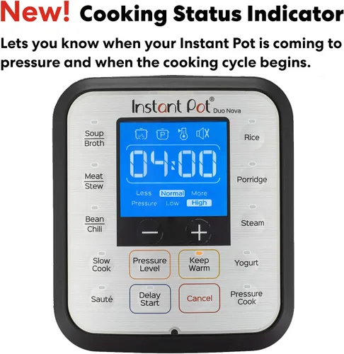 Miniatura 7 de Instant Pot NOVA 6 Olla a presión de 6 cuartos de galón, acero inoxidable/negro